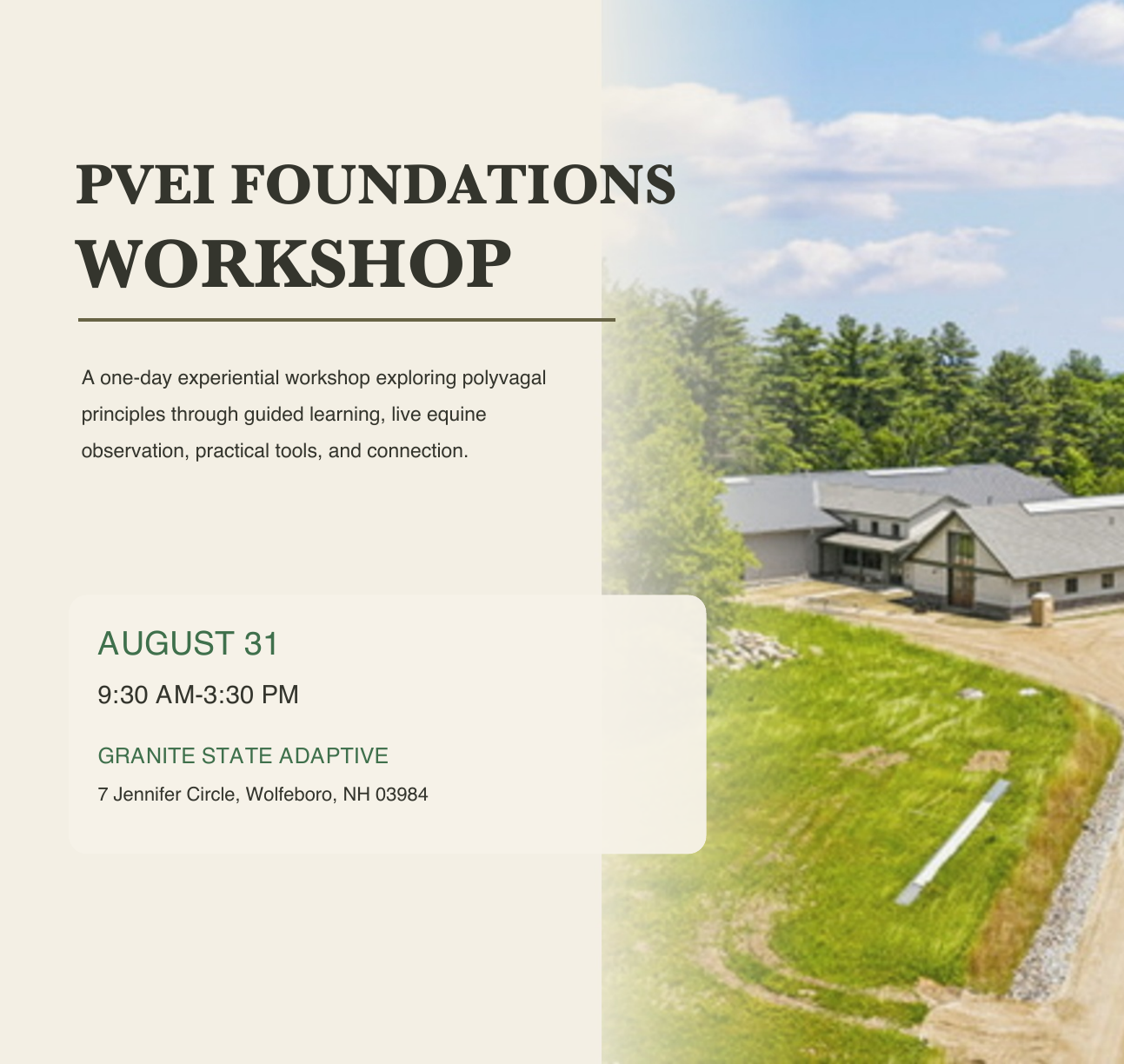 PVEI Foundations, Wolfeboro, New Hampshire